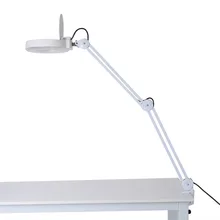 Профессиональный 8X увеличительное освещение Настольный светодиодный светильник с зажимом поворотный кронштейн для чтения медицинское освещение для красоты