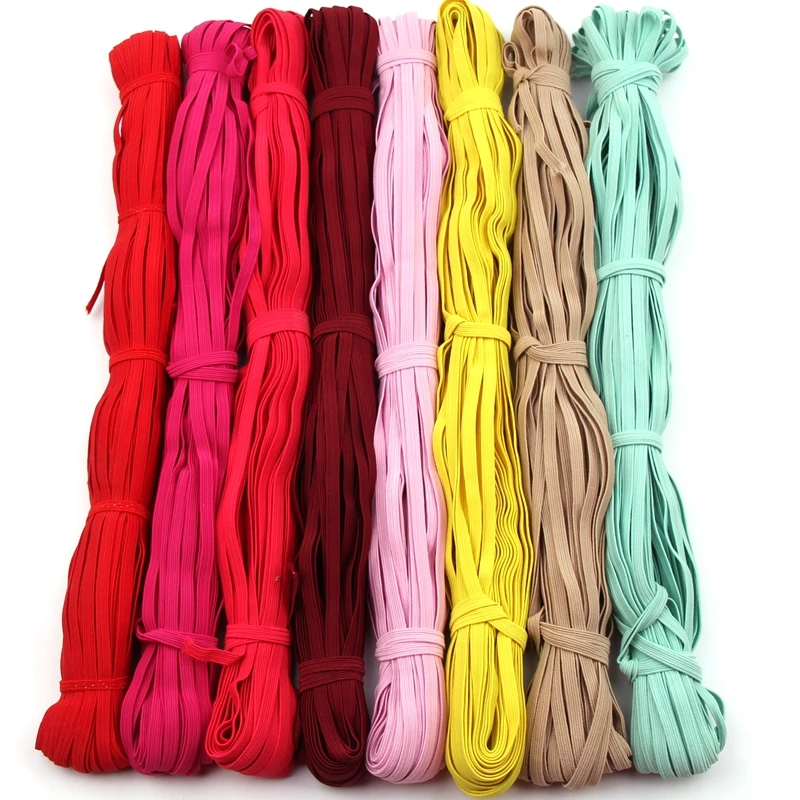 Эластичная лента для волос 30 м/лот 6 мм 19 цветов|foe elastic|hair accessorieselastic foe |