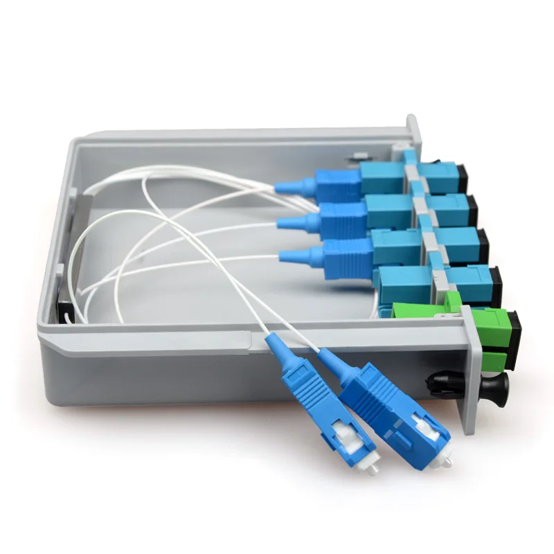 Волоконно оптический сплиттер SC 1x4 FTTH box 1 4 коробка с 1: плоских типа волновода
