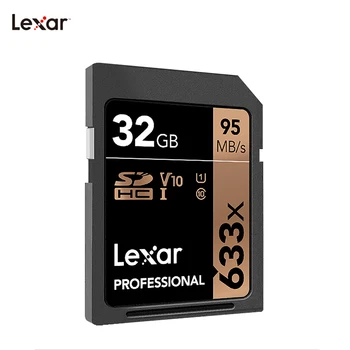 

Original Lexar 633x 16G 32GB U1 SDHC 64GB 128GB 256GB 512GB U3 SD Card SDXC Class 10 Memory Card For SLR camera and HD camera