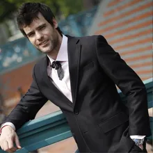 Вечерние смокинги лацкан с тупым углом; Fit модные тонкие Высокое качество Мужские костюмы на заказ Masculino(куртка+ брюки