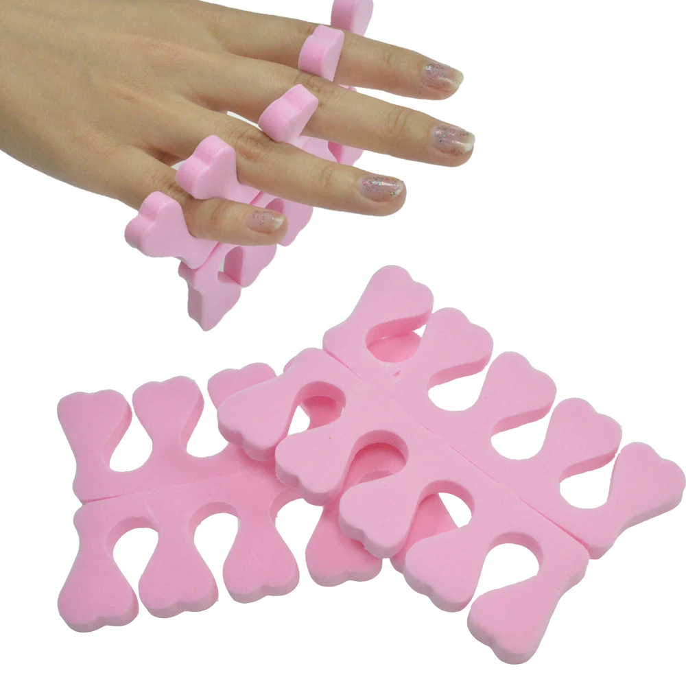 

10pcs/Set Sponge Toe Separator Nail Art Buffer Fingers Separator DIY UV Gel Salon Soft Polish Care Painting Manicure Tool BETR20