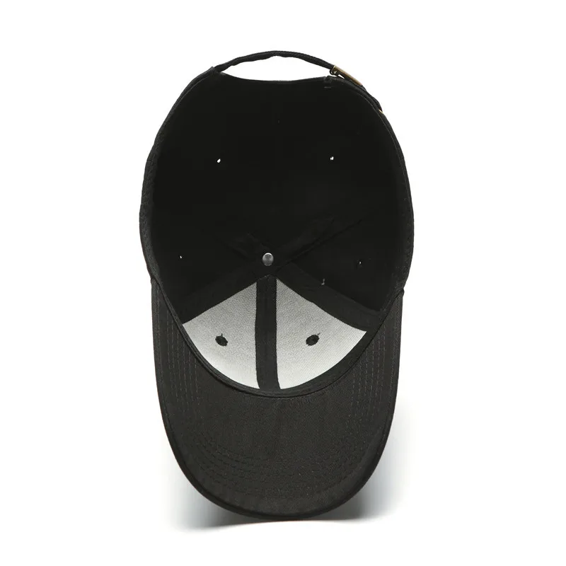 black baseball cap men women hat snapbcak Baseball Caps male Casual solid color bone Hats dad cap gorras Size adjustable cap