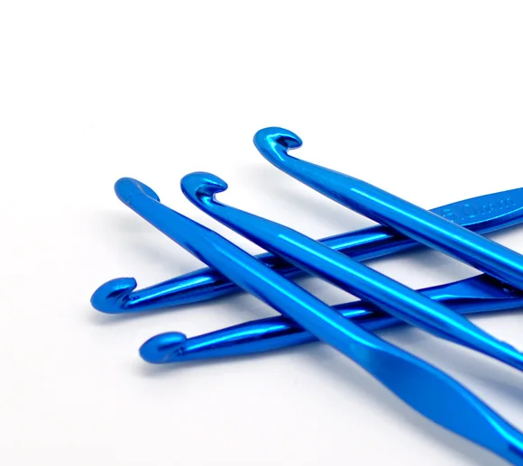 Алюминиевые крючки для вязания крючком иглы случайный цвет 15 см х 5 мм, 5 шт