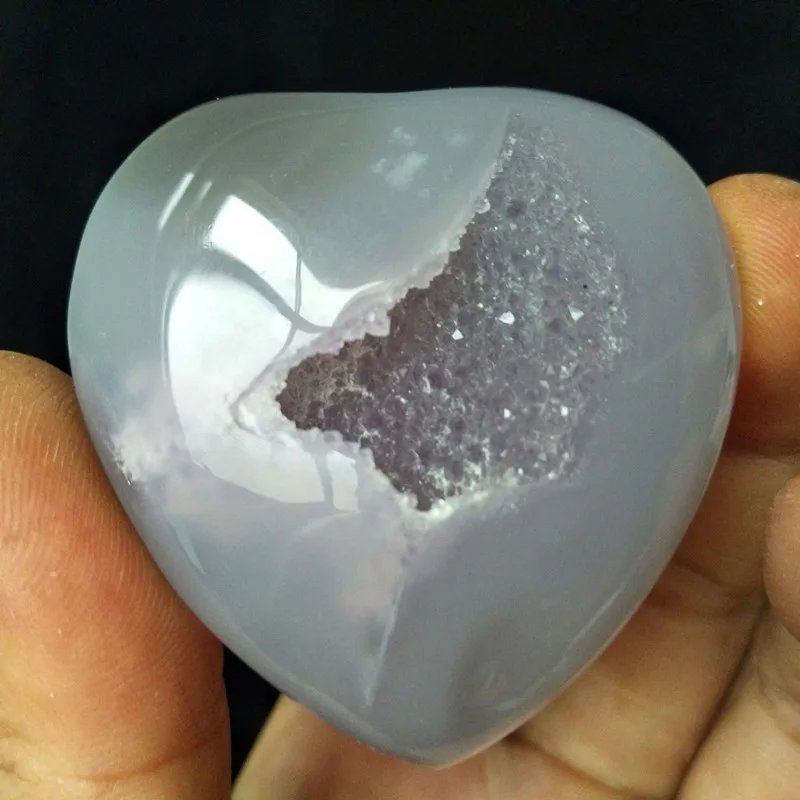 Натуральные камни и кристаллы cristal Сердце Агат Кристалл кластер домашний декор пальмовый камень очень красивый - Цвет: A2 20