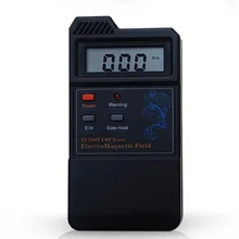 Детектор электромагнитного излучения цифровой профессиональный ЖК-дозиметр Электрический поле Радиационная сигнализация тестер счетчик