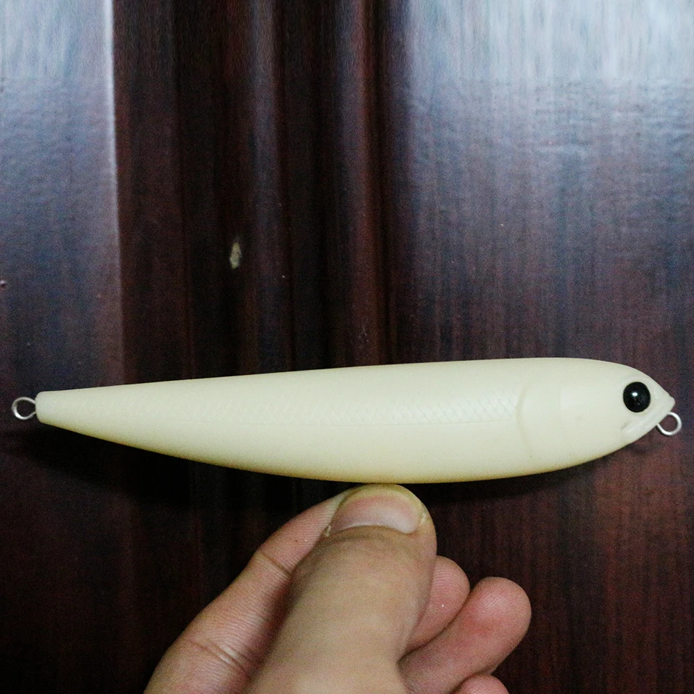 Buy GYFISHING 25 Pcs Unpainted White Topwater Fishing