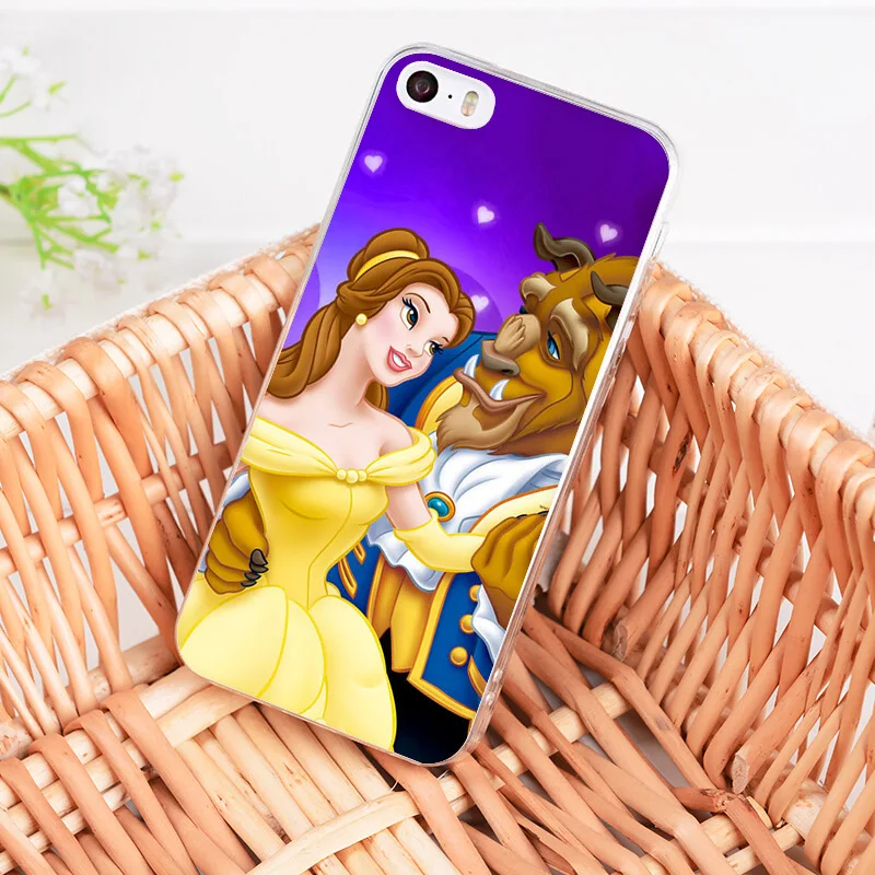 MaiYaCa для iphone 7 6 X XR XS MAX чехол beauty Beast Rose Princess Art CoquePhone чехол для iphone 8 6S Plus 5s SE - Цвет: 5