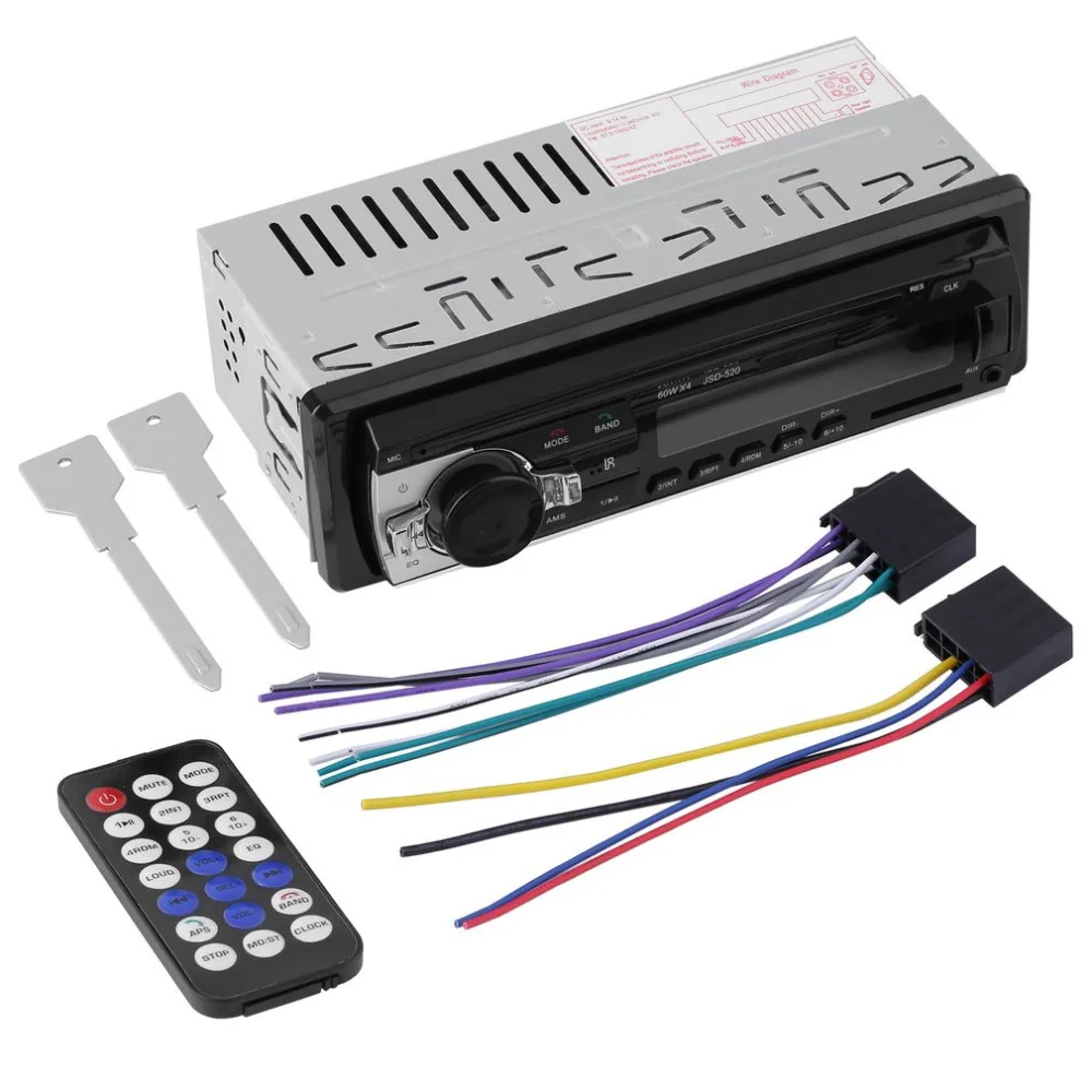 Newest Car Radio Stereo Music Player 12V 60W*4 Bluetooth Phone MP3