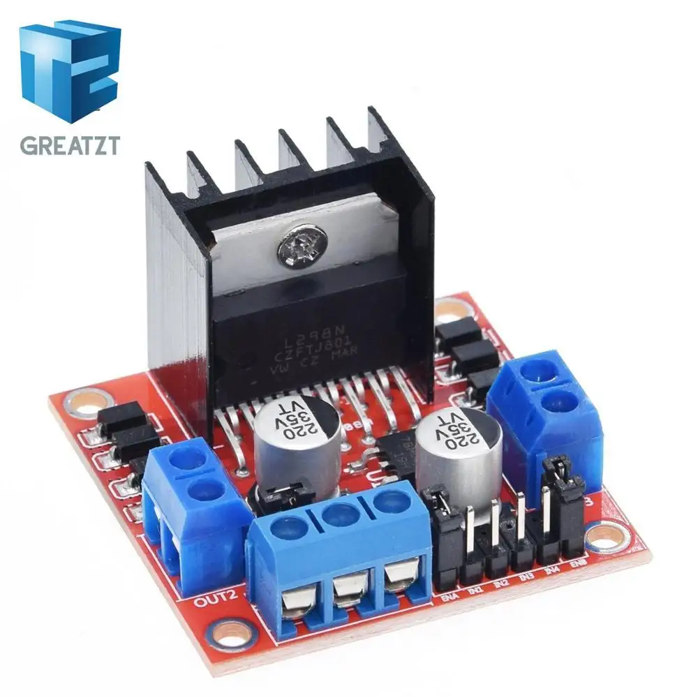 1PCS Special promotions 1pcs/lot L298N motor driver board module L298 for arduino stepper smart car robot|l298n driver|module l298nmodules cars |