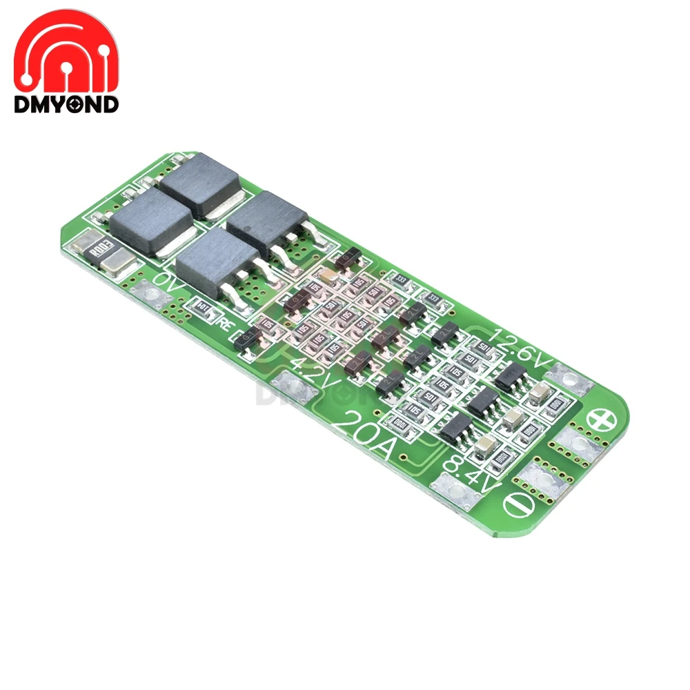 Защитная плата PCB BMS зарядного устройства для литий ионной литиевой батареи 3 S