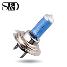 H7 100 Вт 12 в супер яркий белый противотуманный светильник s галогенные лампы высокой мощности лампа фары автомобиля Автомобильный светильник источник парковки 6000K