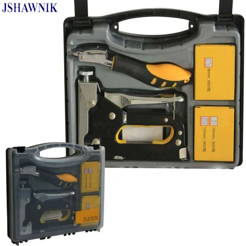 JSHAWNIK Nail Staple Gun Furniture Stapler For Wood Door