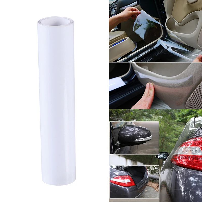 

1pc Car Adhesive Film Cover Anti Scratch Film Car Body Protector Film Auto Door Mirror Fog Light Sticker Car Styling Accessories