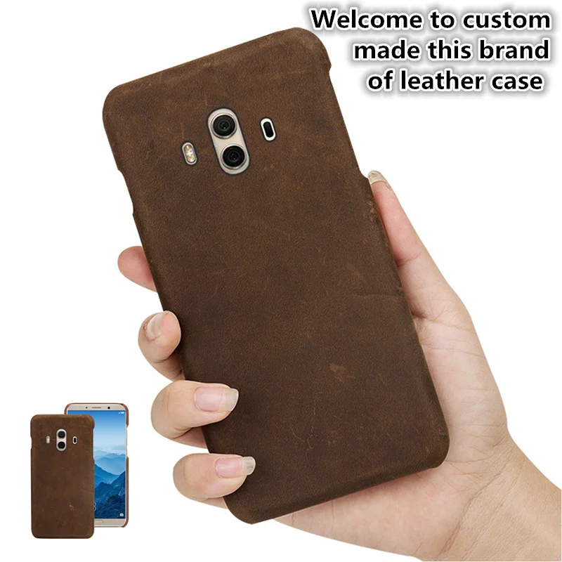 ZD10 Genuine Leather Half Wrapped Cover For Xiaomi Redmi Note 4 Back