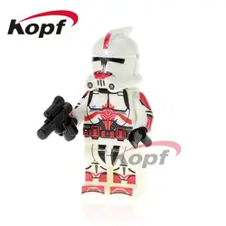 Одной продажи Space Wars Clone Trooper императорской армии военные штурмовика строительные блоки Коллекция игрушек Детский подарок PG775