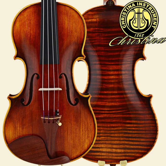 Cheap Free shipping Violin Christina Italy V08-new professional violino 4/4 high quality Spruce master Violin Case musical instruments