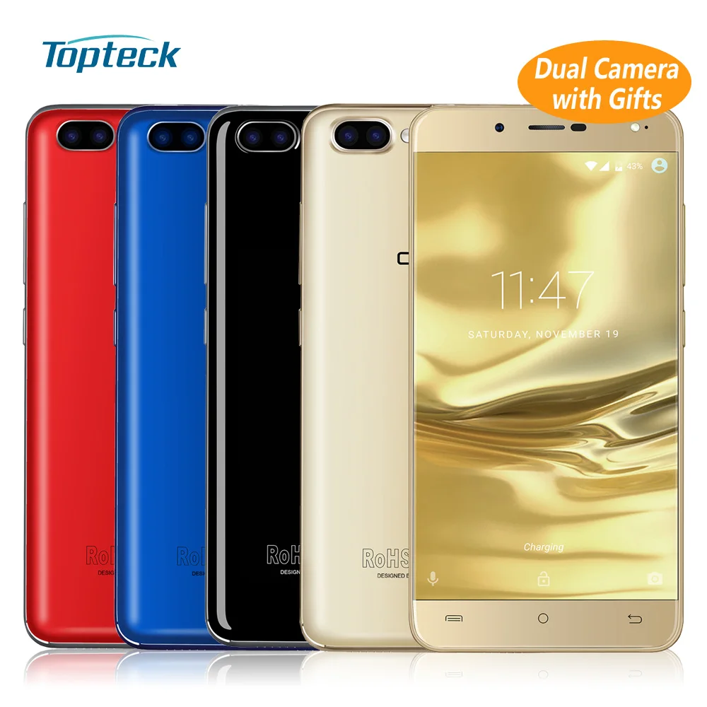 bilder für CUBOT Regenbogen 2 13MP + 2MP Dual Zurück Kamera Android 7.0 5 "HD IPS Smartphone MTK6580A Quad Core 1 GB + 16 GB 2350 mAh OTG Handy bilder für CUBOT Regenbogen 2 13MP + 2MP Dual Zurück Kamera Android 7.0 5 "HD IPS Smartphone MTK6580A Quad Core 1 GB + 16 GB 2350 mAh OTG Handy