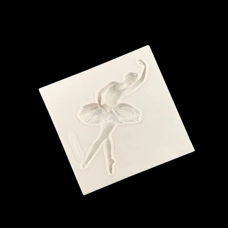 Fondant Cake Decorating Die DIY Mould Dancing Ballet Girl Silicone Handmade Soap Chocolate Baking Mold | Дом и сад