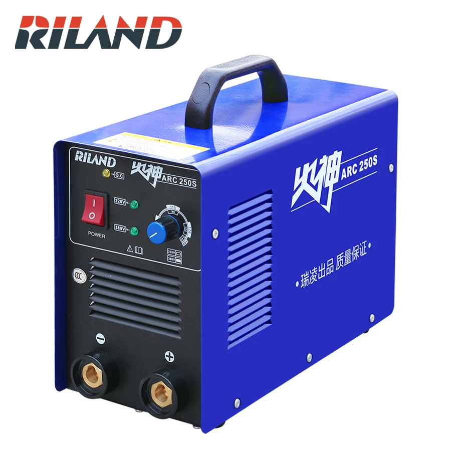 

RILAND ARC 250S Dual Voltage 220V/380V 40-130a Arc Welding Machine Mini DC Inverter Welder Cutter for Electric Welding Working