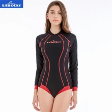 SABOLAY женский купальный костюм с длинными рукавами, рубашка, короткий купальник, винтажный купальный костюм, Летний Пляжный купальный эластичный купальник