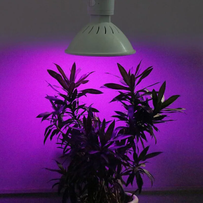 Полный спектр E27 лампа для выращивания растений 200 Светодиодная лампа для выращивания растений для внутреннего посева сада цветок растительный Гидропоника теплица