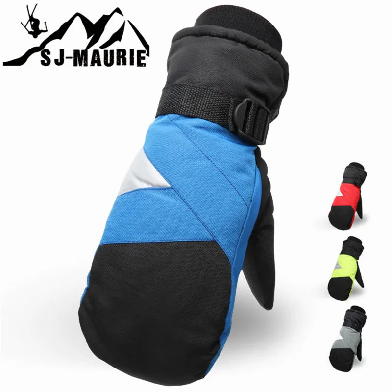 SJ-Maurie Guantes Impermeables Invierno Для женщин Для мужчин лыжные перчатки Спорт на открытом воздухе Велоспорт сноуборд Снегоход Мотоцикл перчатки