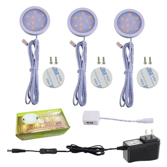 Onder Kast LED Verlichting Kit Wit Versieringen met Power Adapter ... Onder Kast LED Verlichting Kit Wit Versieringen met Power Adapter ...