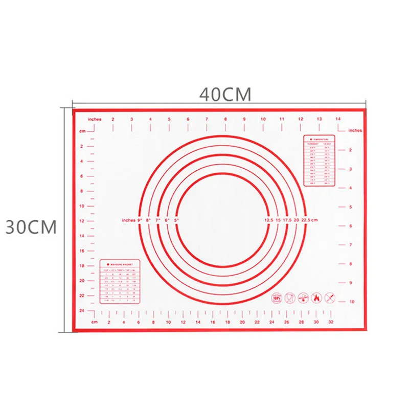 Силиконовые коврики для выпечки лист тесто для пиццы антипригарный чайник держатель Кондитерские Кухонные гаджеты приготовления