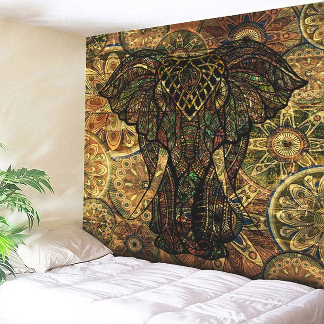 Buy Elephant Tapestry Vintage Printed Indian Mandala Tapestry Wall Hanging