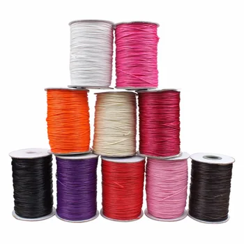 

1mm x 180Meters Waxed Cotton Rope Cord Thread for Bracelet/Necklace