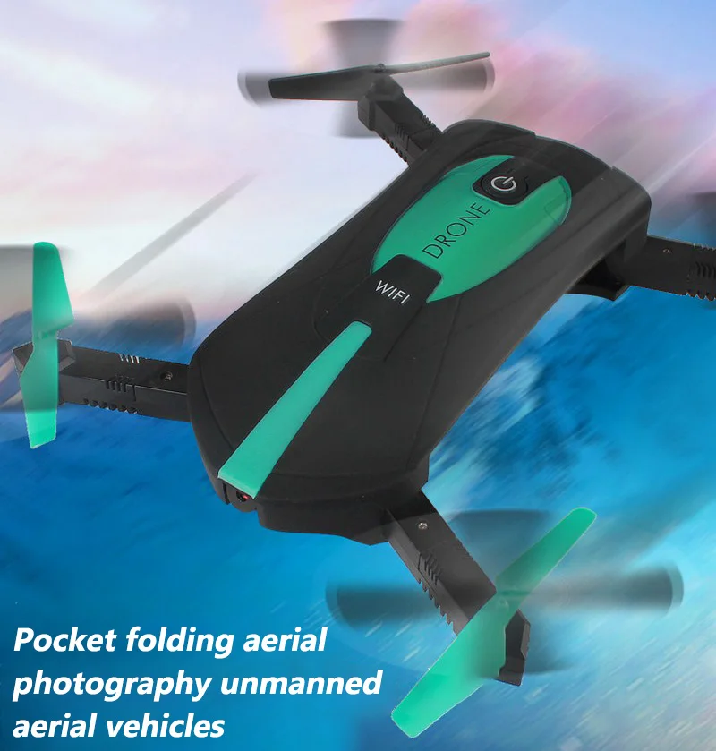 Mini Foldable Pocket Drone With HD Camera rc Airplane Model Mini Quadcopter JY018 Remote Control Selfie Drone RC Toy Kids Gifts (2)