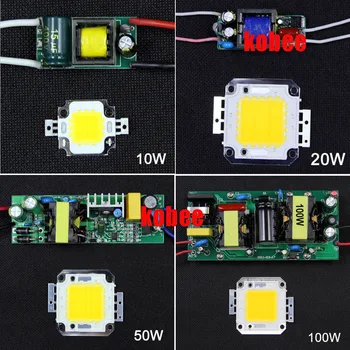 

10W/20W/30W/50W/100W High Power LED bulb with Power Supply Driver