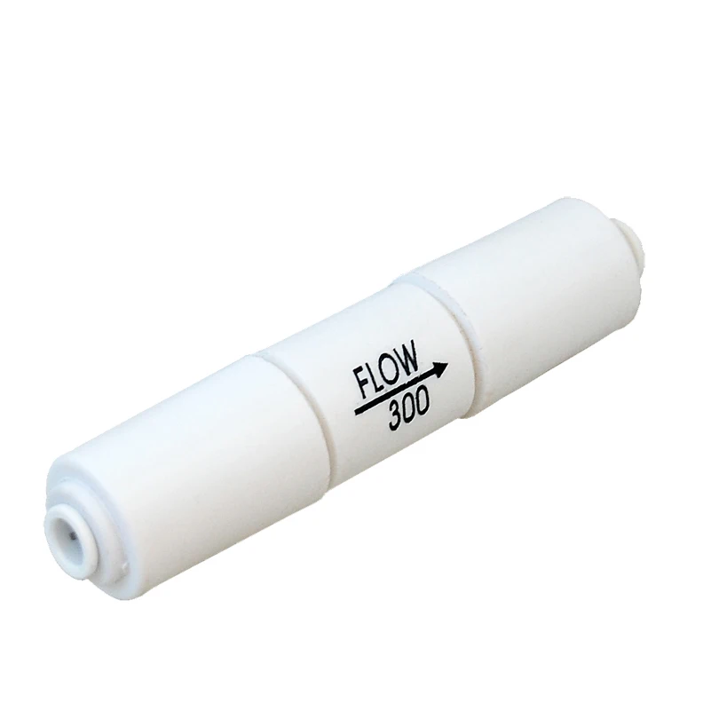 

Flow Control Restrictor 1/4" push-in X 1/4" push-in 300 ml/min