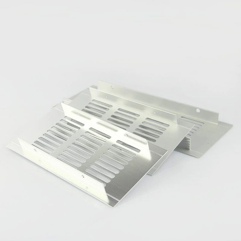 4 шт./лот ширина 100 мм алюминиевая вентиляционная решетка вентилятора решетка для шкафа обувного шкафа решетка для кондиционера