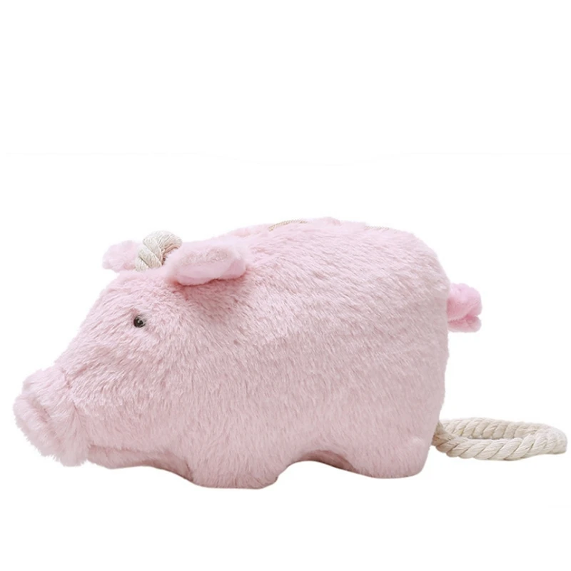 

Cute Plush Cartoon Small Bags For Women 2019 Ladies New Pig Messenge Bags Fashion Women Mini Shoulder Package Female Coin Purses