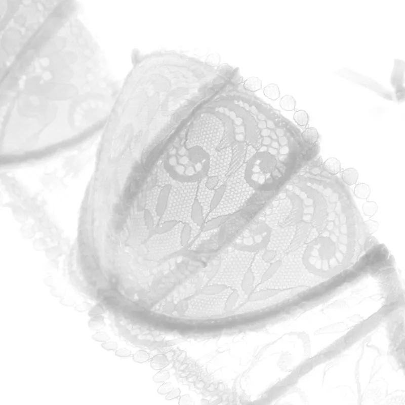 Varsbaby Sexy lace bra half cup thin cotton women bras