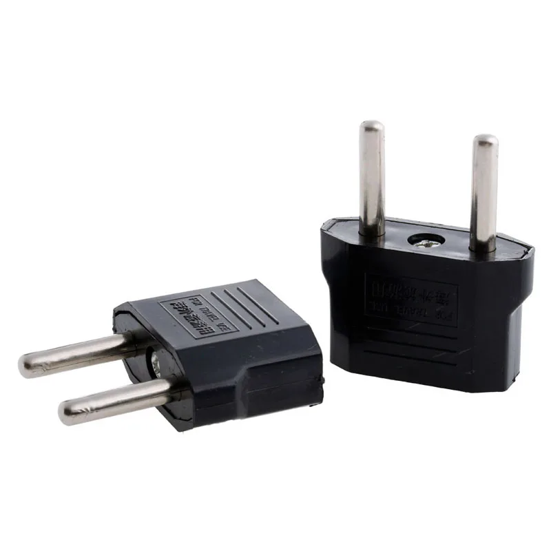 2018 10 шт. США в ЕС Европа Евро AC преобразователь с универсальным входом Travel Adapter Charger-Q84A