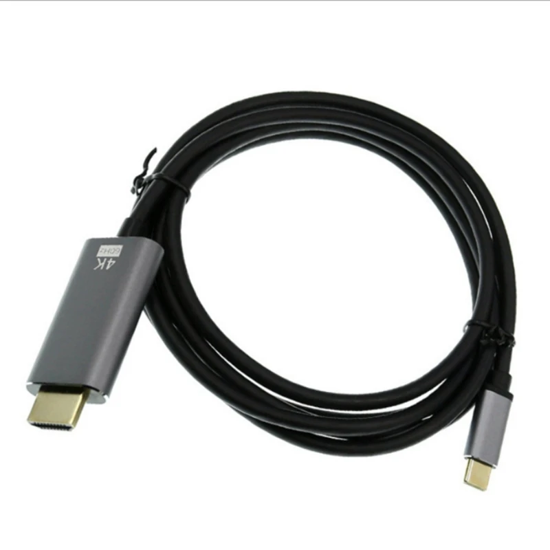 1 8 м Длина Usb 3 C type штекер 4K 60Hz Hdmi 2 0 Hd кабель переходник для телевизора Macbook Phone Tablet