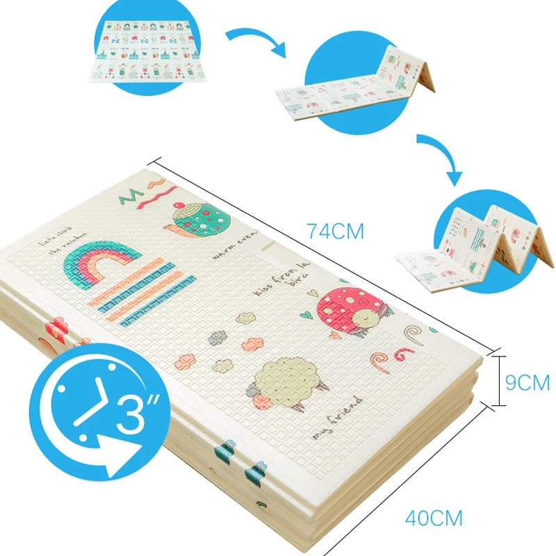 Meitoku складной детский игровой коврик Домашний ковер детская комната коврик-пазл коврик из пены для пикника, лично и так далее XPE 150X200 см толщиной 1 см