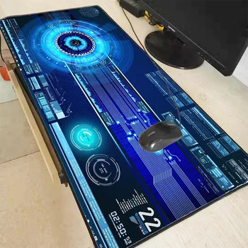 

Mairuige Large Size DJ Pattern Keyboard Mouse Pad Natural Rubber Material Waterproof Gaming Mouse Pad Speed Version Game Player