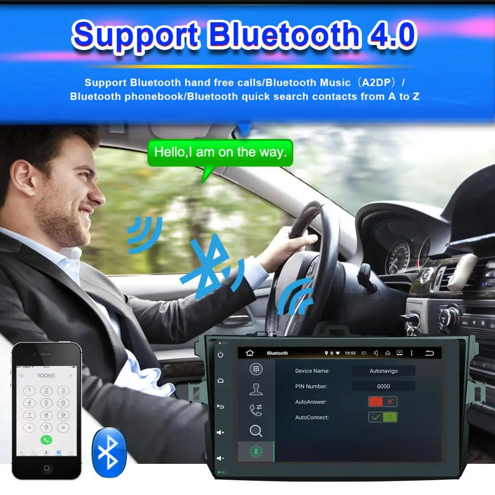 Excellent Android 8.0 IPS Screen Car Radio Multimedia GPS Navigation For Toyota Corolla 2007 2008 2009 2010 2011 2012 Car Video Player 6