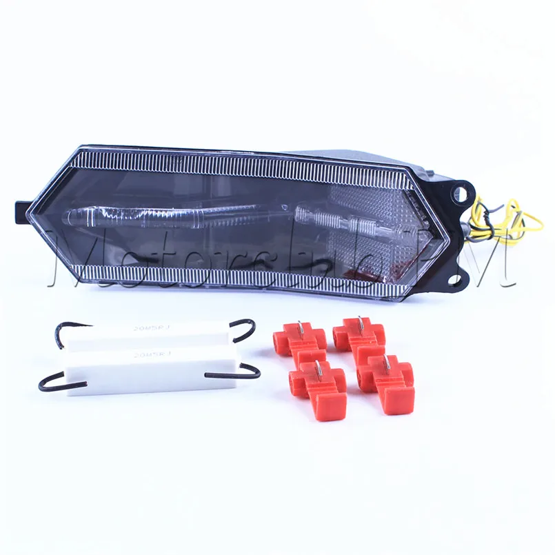 

High-quality Motorcycle LED Taillight integrated Turn Signals For Yamaha YZF R1 2015 2016 Clear
