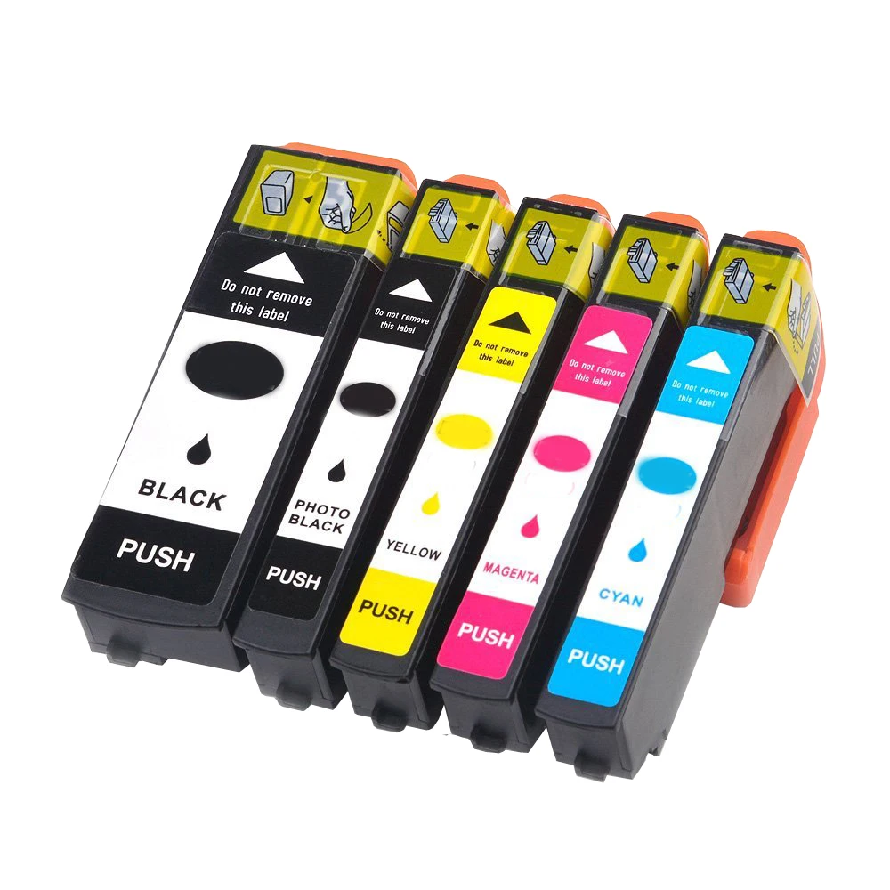 5 шт. T2621 T2631/2/3/4 совместимый картридж с чернилами для принтера Epson XP 615 710 810 800 820 720