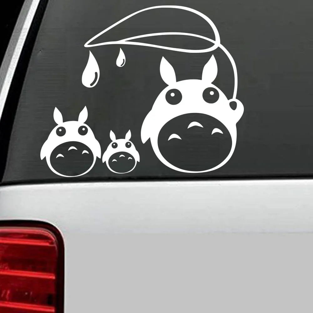 Cartoon My Neighbour Totoro  Wall Decal Nursery Kids Room Japanese Animation Totoro Cat Wall Sticker Bedroom Vinyl Home Decor (3)