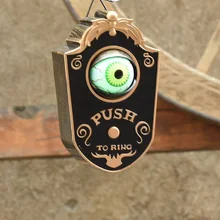 

Creative Halloween Doorbell Light Up Door Decorations Eyeball Party Doorbell Prop Doorbell for Halloween Haunted House Party