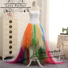 Rainbow Tulle Halter Sexy Long font b Evening b font font b Dress b font Short