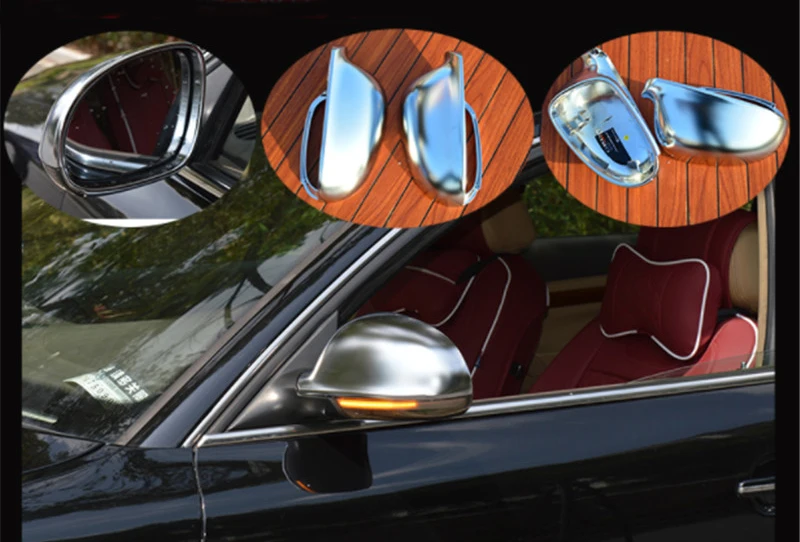 

Mirror Cover For V W Golf 5 GT I 5 Passat B6 R36 Golf6 Journey Lavida Sagitar silver Rearview Side Mirror Cap 2005 2006 2011