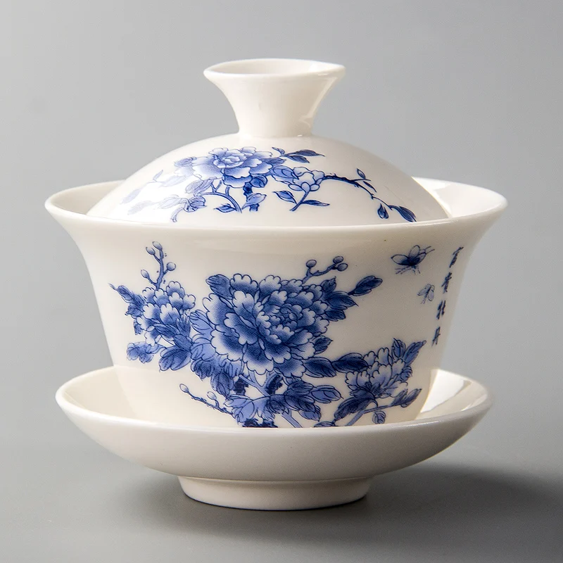 Gaiwan чайная чашка Tureen Чайник Китайский традиционный кунг фу заварочный чайник