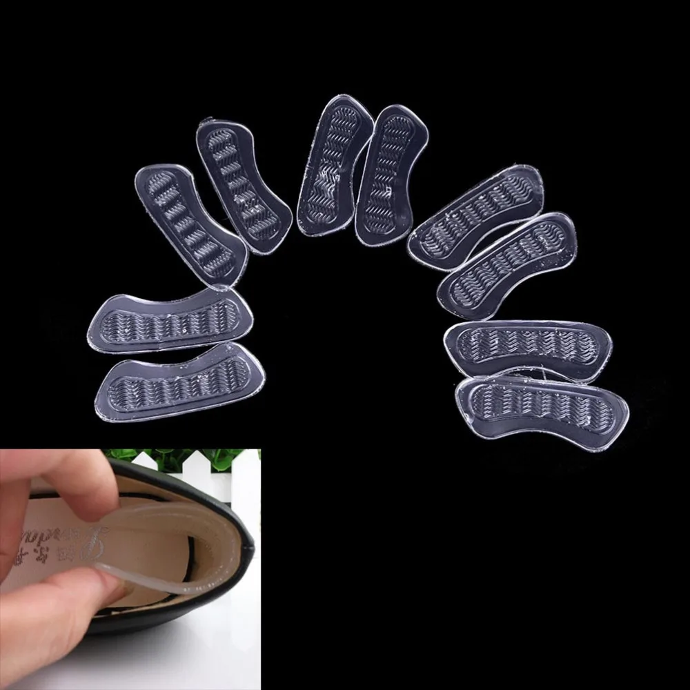 

1Pair High Quality Invisible Silica Gel Anti-Slip High Heel Cushions Massage Care Gel Heel Back Liner Shoes Silicone Insoles
